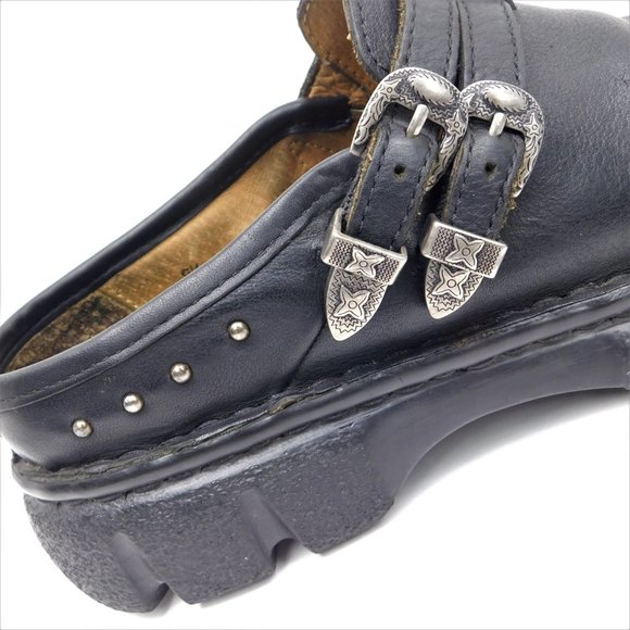 Double H Boots Leather Slip-On Mules 8.5 - Picture 5 of 7